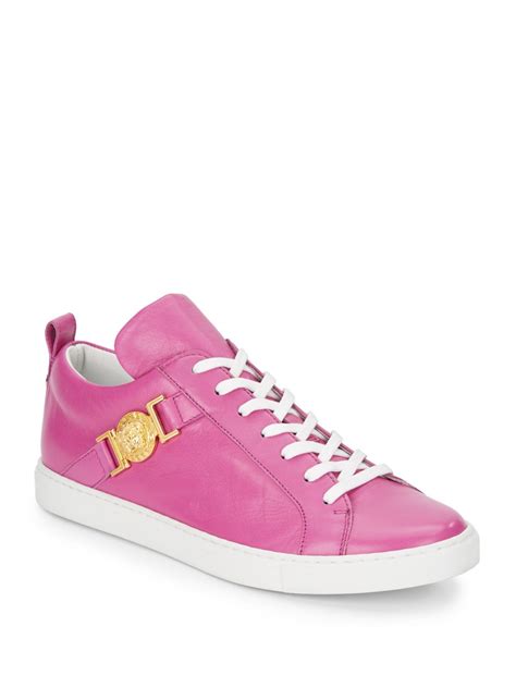 versace black and pink heels|Versace sneakers women pink.